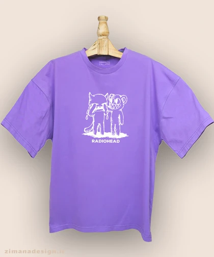 تیشرت لش مردانه و زنانه طرح رادیوهد کد 992