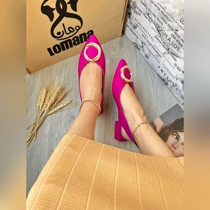 صندل پاشنه 3 سانت _ 1366