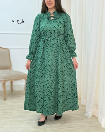 پیراهن بلند زنانه ولگا کد محصول 1690