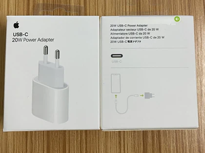 شارژر دیواری اصلی تایپ سی 20 وات اپل برای آیفون و آی‌پد Apple 20W Type-C Poxer Adapter