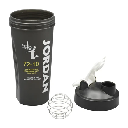 شیکر ورزشی یک تیکه جردن مدل 10-72 رنگی درب ضامنی ظرفیت 0.6 لیتر