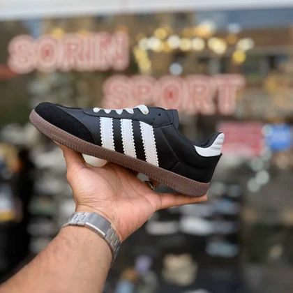 کتانی آدیداس سامبا مشکی سفید کد 6522