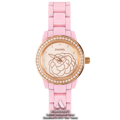 ساعت شنل صورتی Chanel D.Z.98008P