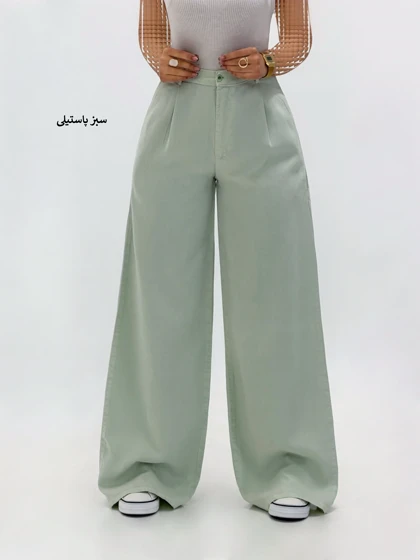 6858-شلوار بگ سیلک رویال