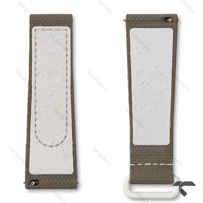 بند رابر امگا سواچ ماموریت به زمین Desert خاکی Swatch-Strap-10732-U