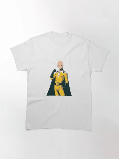 تیشرت مرد تک مشتی | تیشرت One Punch Man طرح Saitama One-Punch Man کد 133019