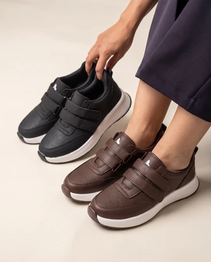 کتانی زنانه پولو دو چسب روزمره 3378