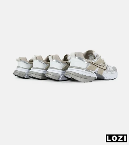 کفش کتانی مردانه و زنانه سفید کرم طوسی Nike cushlon