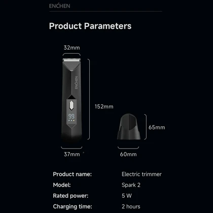 ماشین اصلاح انچن Enchen مدل Spark 2 ضدآب
