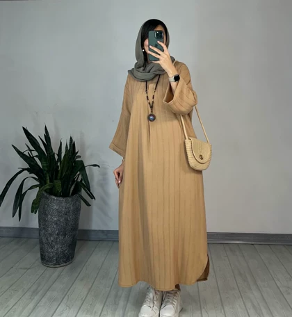 مانتو بلند لبخند