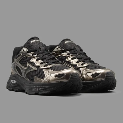 میزانو ریسر اس مشکی نقره ای Mizuno Racer S Black Silver