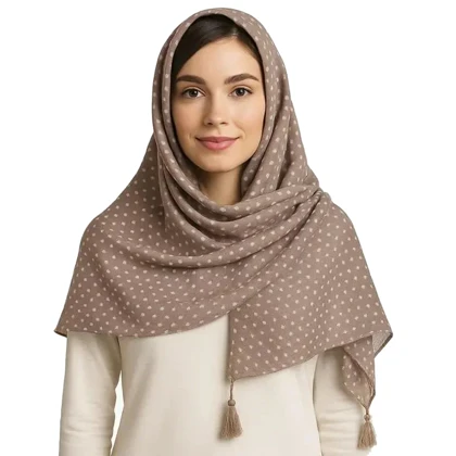 شال طرح خال‌خال زنانه - 39251305
