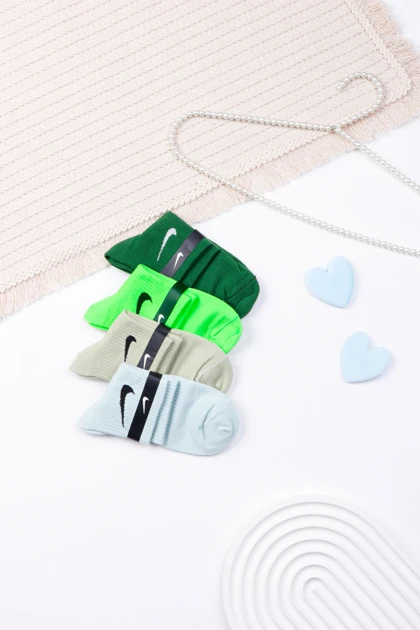 جوراب نیم ساق کش انگلیسی نایک nike کد 1002