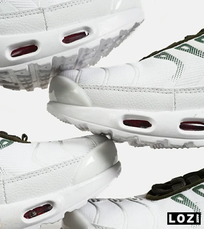 کفش کتانی مردانه و زنانه سفید سبز NIKE AirMax Plus TN Ultra مدل 7168