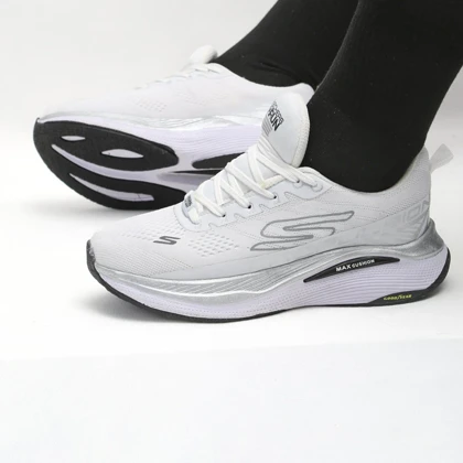 کفش و کتانی مردانه مدل اسکیچرز پرو SKECHERS PROPULSION رنگ سفید نقره ای کد 48346