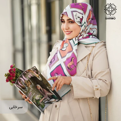 روسری ابریشم توییل هورس
