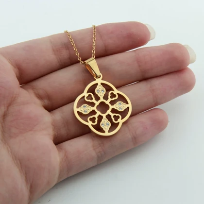 نیم ست دخترانه مدل گل نگینی