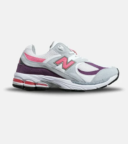 کفش کتانی طوسی سرخابی بنفش NEW BALANCE 2002R