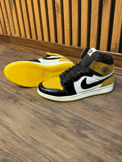 کتانی جردن وان پسرانه زرد