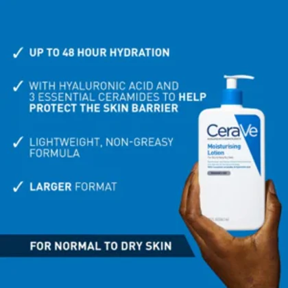 لوسیون کرم مرطوب کننده صورت و بدن سراوی حجم 236 میل CeraVe moisturising lotion
