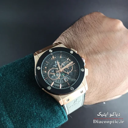 ساعت مچی مردانه برند هابلوت مدل Hub1236 بند پیو