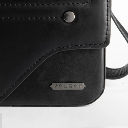 کیف دوشی چرم یلسان مدل هایکا کد 102-GN
