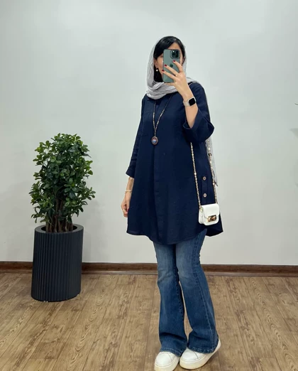 مانتو دکمه دار یکتا 10