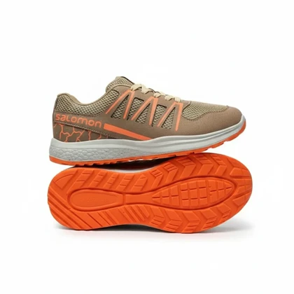 کفش کتانی سالامون کرم نارنجی کد 295040