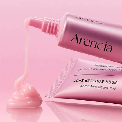 سرم ترمیم کننده و جوانساز دورچشم و صورت آرنسیا Arencia مدل PDRN Boostershot