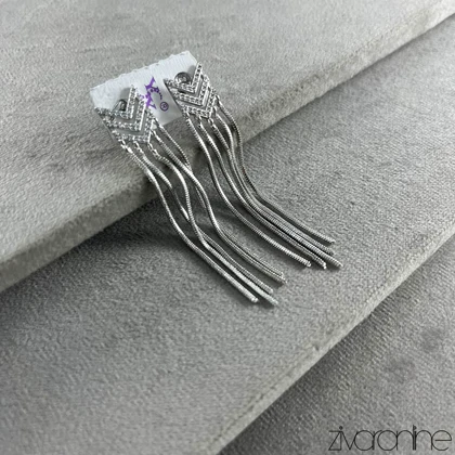 گوشواره زنانه YSX آبشاری نگین‌دار 20368