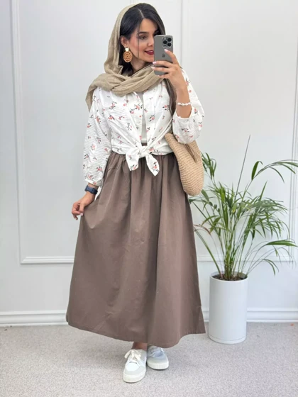 مانتو لینن شکوفه