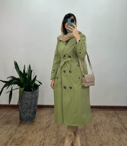 بارانی بلند آیه با ارسال رایگان