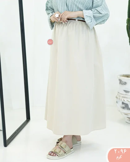 دامن کمربنددار 2096