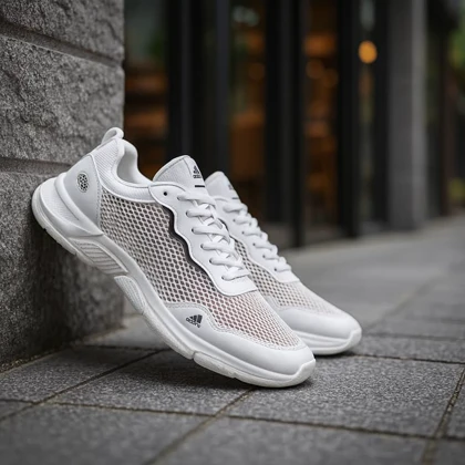 کفش ورزشی تابستانی مردانه آدیداس سفید مدل Ador