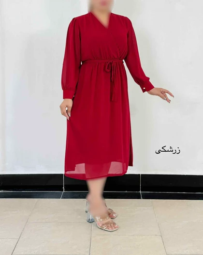 پیراهن حریر میدی کاترین کد محصول 094