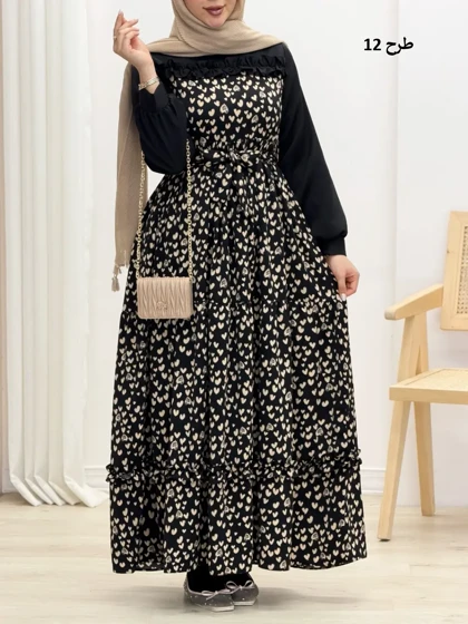 4293-پیراهن مزونی لاوین