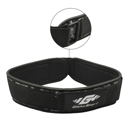 کمربند بدنسازی گیشا اسپرت مدل KSB- 403P0770 چسبی چریکی طوسی