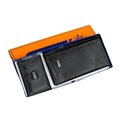 ست دو تکه کیف پول و جاکارتی مردانه چرمی gucci