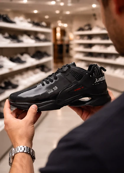 کفش ورزشی مردانه jordan مشکی مدل 23