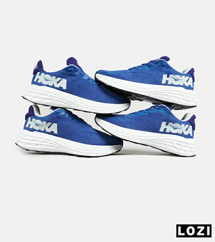 کفش کتانی آبی سفید HOKA