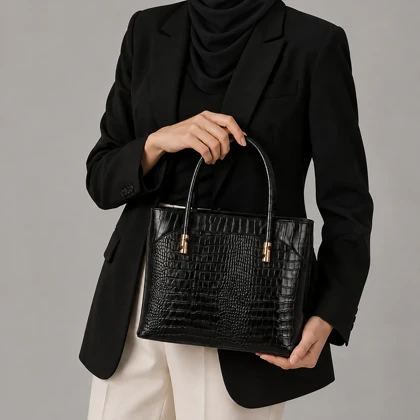 کیف دوشی چرم زنانه 724