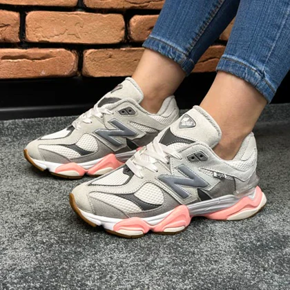 کتانی اسپرت زنانه مدل نیوبالانس 9060 NEW BALANCE رنگ طوسی