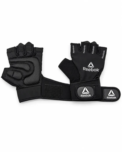 دستکش اسپرت ورزشی باشگاهی زنانه مدل ریبوک Reebok رنگ مشکی