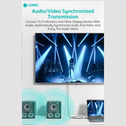 کابل دیسپلی به hdmi سه متری کوتسی 87406