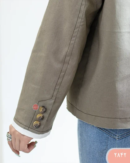 کت لینن خلبانی 2842