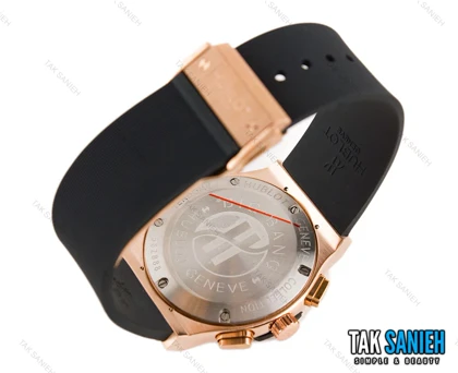 ساعت هابلوت ست سه موتوره رزگلد مشکی Hublot-2223-S