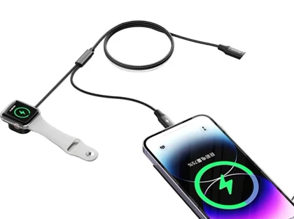 کابل شارژ لایتنینگ 18 وات و شارژر بی سیم اپل واچ مک دودو Mcdodo 2 In 1 Wireless Charger Apple Watch & Phone CH-2980
