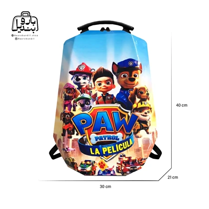کوله‌پشتی مدرسه هارد کیس Marinox Marvel کد 1050 طرح سگ‌های نگهبان Paw Patrol