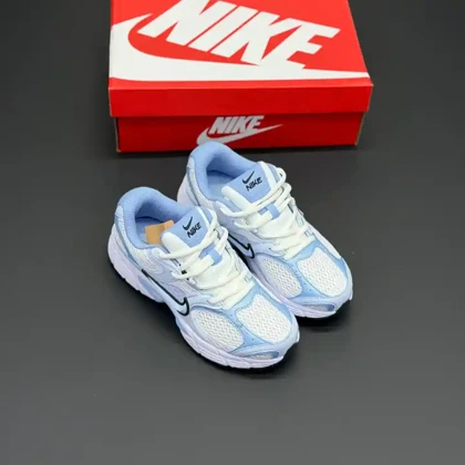 کفش نایک وی فایو کی ران آبی سفید Nike V5K Run Blue White