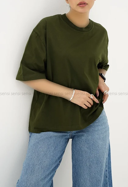 تیشرت باکسی رنگی کد1005288